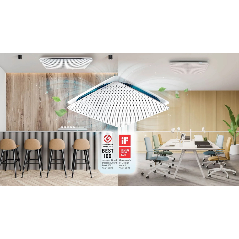Daikin AC Surround Cassette Kiriu Skyair Smart Inverter Malaysia R32 2 1/2 PK ( Remote Wireless ) – FCFG60AV14